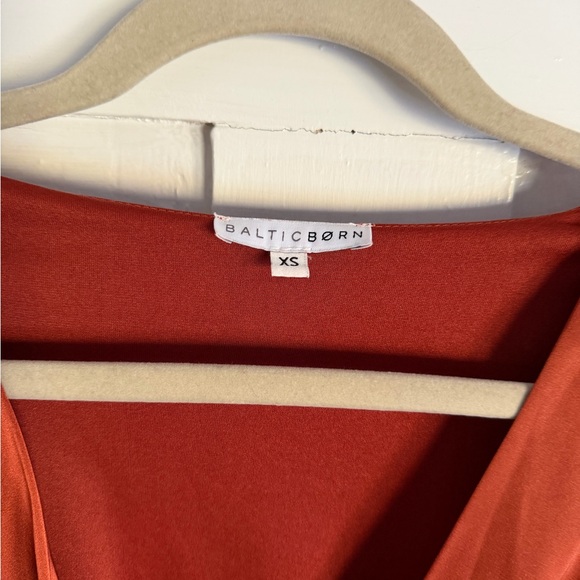 Baltic Born Rust Orange Midi Dress - Picture 2 of 4